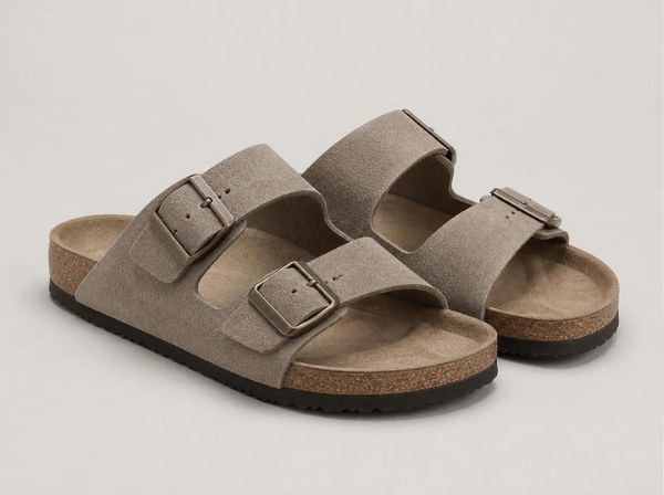 Cork footbed sandals, example image